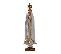 Madonna di Fatima Sacra Figurina - Statuette en résine avec décoration catholique | Figure religieuse de Jésus maman | Cadeau catholique pour la maison, le bureau et l'église | Idée consacrée et tradi