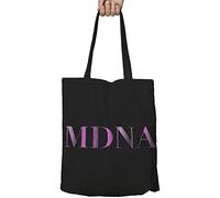 Madonna Fourre-Tout Eco Shopper Bag Mdna Logo Nouveau Officiel Noir