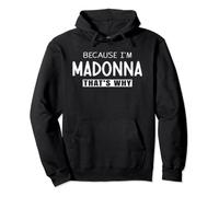 Madonna Idée d'anniversaire personnalisée pour fille et femme Sweat à Capuche
