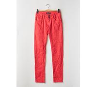 madonna pantalons femme de couleur rouge