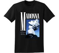 Madonna True Blue T-Shirt Funny Birthday Cotton Shirt Vintage Gift Male Unisex T-Shirt S