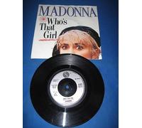MADONNA - who's that girl / white heat 45 rpm single