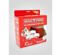 MadPong, jeu de gobelets hexagonaux réutilisables, jeu de lancer de pong pour la cour, la fête, le bar, la pelouse, l'arrière-cour, le tailgating, joué comme un beer pong normal