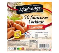 MADRANGE - SAUCISSES COCKTAIL CLASSIQUE X50 425G - LOT DE 3