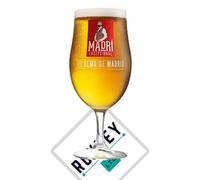 Madri Verre à bière nucléé 590 ml X1 Roxley Bar Man Cave
