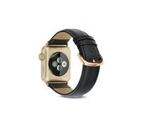 Madrid - Bracelet de montre pour montre intelligente - 172 - 220,5 mm - noir nuit - pour Apple Watch Hermès Series 7, Hermès Series 9, Nike Series 7,