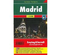 Madrid city pocket 1/10000 - Collectif - Freytag Et Brendt - broché - Atlas / carte
