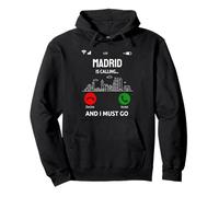 Madrid Design Vacation City Trip Espagne Sweat à Capuche