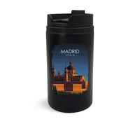 Madrid Espagne at Night Travel Destination Travel Mug de voyage, tasse à café isotherme, tasse à café portable