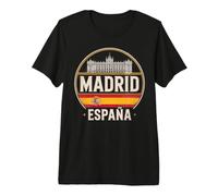 Madrid España City Travel Spain Expérience T-Shirt Haut de Gamme