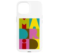 Madrid Lettres Souvenir Coque pour iPhone 15