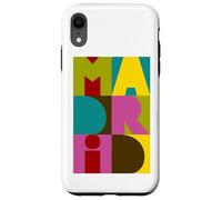 Madrid Lettres Souvenir Coque pour iPhone XR
