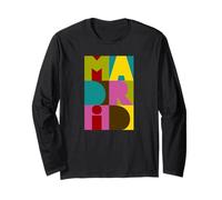 Madrid Lettres Souvenir Manche Longue