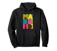 Madrid Lettres Souvenir Sweat à Capuche