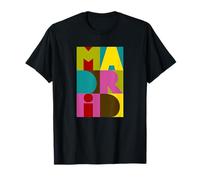Madrid Lettres Souvenir T-Shirt