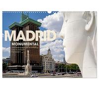 MADRID MONUMENTAL - Atemberaubende Architektur und kunstvolle Fassaden (Wandkalender 2026 DIN A3 quer), CALVENDO Monatskalender: Baukunst der Weltmetropole Madrid