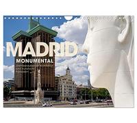 MADRID MONUMENTAL - Atemberaubende Architektur und kunstvolle Fassaden (Wandkalender 2026 DIN A4 quer), CALVENDO Monatskalender: Baukunst der Weltmetropole Madrid