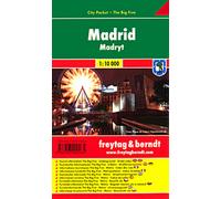 Madrid, plan de ville 1:10.000, City Pocket + The Big Five