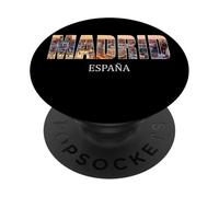 Madrid préfecture españa Ville Espagne millésime Espagnol PopSockets PopGrip Adhésif
