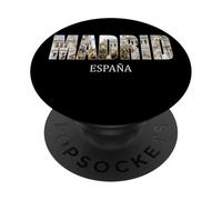 Madrid préfecture españa Ville Espagne millésime Espagnol PopSockets PopGrip Adhésif