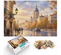 Madrid Spain Capital City Puzzle 1000pcs (52x38cm) pour Adultes | Comme idée cadeau de Noël : ce puzzle 1000 pièces pour adultes offre une activité classique pour Noël.