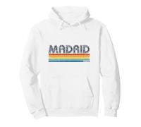 Madrid Spain Retro Souvenirs Vacances Espagne Sweat à Capuche