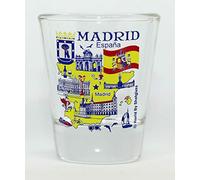 Madrid Spain Verre à shot Collection Great Spanish Cities