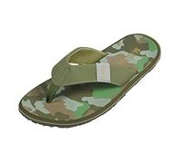 MADSea Beach Man Tongs Homme Bleu Foncé/Rouge, Couleur:Olive/Camouflage, Taille:43 EU