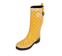MADSea Bottes Caoutchouc Femme Ocean High Jaune Bottes de Pluie Tige Haute, Taille:38 EU