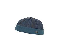 MADSea Casquette de docker unisexe en denim délavé sans visière - Style vintage - Pour un usage quotidien, bleu jeans, taille unique