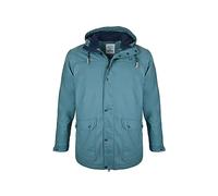 MADSea Veste de pluie chaude avec doublure polaire pour homme, bleu pétrole, XXXL