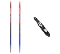 Madshus - Skis nordique classique avec peaux intégrées - Pack Endurace Skin 2024 en Nylon - Rouge Rouge 202 cm