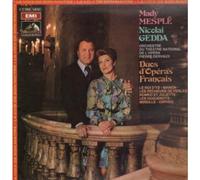 MADY MESPLE AND NICOLAI GEDDA - DUOS D'OPERAS FRANCAIS LP (VINYL) FRENCH PATHE MARCONI 1975 (Katalog-Nummer: 2C06914010)