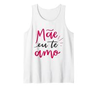 Mae EU Te Amo Mom I Love You Mama Fête des Mères Portugais Débardeur