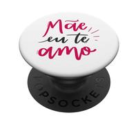 Mae EU Te Amo Mom I Love You Mama Fête des Mères Portugais PopSockets PopGrip Adhésif