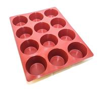 Maé - Moule à Muffin 12 Alvéoles - Silicone Alimentaire Premium Anti-Adhérent - Souple, Démoulage Facile et Net - Résistant T° -45°C / +280°C - 192,5 ml