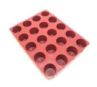 Maé - Moule Cylindre 20 Alvéoles - Silicone Alimentaire Premium Anti-Adhérent - Souple, Démoulage Facile et Net - Résistant Températures -45°C / +280°C - 119 ml