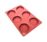 Maé, Moule cylindre silicone 6 alvéoles, 59.7 ml, 100% premium, Made in France, 18x28 cm