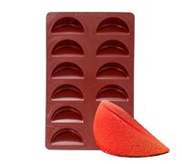Maé - Moule Quartiers 12 Alvéoles - Silicone Alimentaire Premium Anti-Adhérent - Souple, Démoulage Facile et Net - Résistant Températures -45°C / +280°C - 20 ml