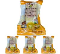 MAE NAPA - Riz Gluant au Lait de Coco et Mangue - (1 x 80 g) (Lot de 4)