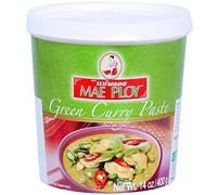 Mae Ploy Thai Green Curry Paste - Curry thaï authentique - Cuisine thaïlandaise - 400 g