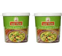 Mae Ploy Thaï Green Curry Paste YrmhNa, lot de 2 (pot de 396,9 g)