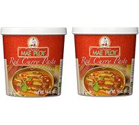 Mae Ploy Thai Pâte de Curry Rouge, 2Pack (14 oz jar)
