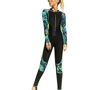 Maeau - Femmes Maillots de bain pour Gymnastique Triathlon été Justaucorps de Plage de Protection Solaire Résistant au Chlore et au Sel à Séchage Rapide Jaune 2XL