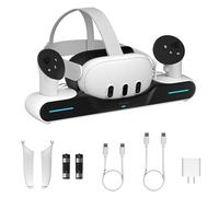 Maecker Station de Charge pour Quest 3 Station de Charge Chargeur magnétique pour Quest 3 Accessoires Support de Charge
