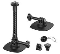 Maectech Support Adhésif Flexible Compatible avec pour Insta360 Helmet Mount X5 X4 X3 Ace Pro pour Base pour Appareil Photo Action pour Gopro Hero Kit D'installation pour DJI Osmo Action Accessoires