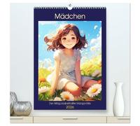 Mädchen. Der Alltag zauberhafter Manga-Girls (hochwertiger Premium Wandkalender 2026 DIN A2 hoch), Kunstdruck in Hochglanz: Einblick in das aufregende Leben lieblicher Kinder!