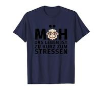 Mäh Das Leben Ist Zu Kurz Zum Stressen Ferme Agneau Mouton T-Shirt
