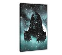 maehbya Nosferatu Poster sur toile représentant le comte Orlok Vampire - Décoration murale pour salon, chambre à coucher - 60 x 90 cm
