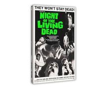 maehbya Poster de film Night of The Living Dead 1968 - Décoration murale pour salon, chambre à coucher - 40 x 60 cm